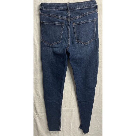 Old Navy Rockstar Teens Super Skinny Dark Denim Jean Size 6 - Picture 2 of 10